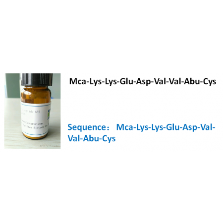 Mca-Lys-Lys-Glu-Asp-Val-Val-Abu-Cys