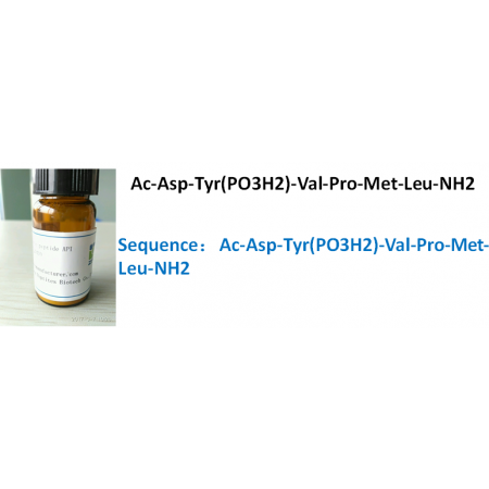 Ac-Asp-Tyr(PO3H2)-Val-Pro-Met-Leu-NH2