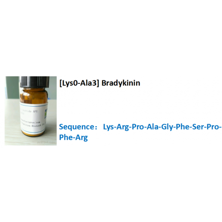 [Lys0-Ala3] Bradykinin