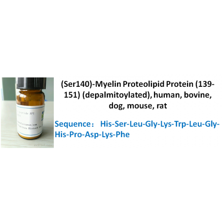 (Ser140)-Myelin Proteolipid Protein (139-151) (depalmitoylated), human, bovine, dog, mouse, rat