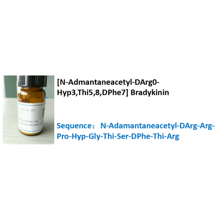 [N-Admantaneacetyl-DArg0-Hyp3,Thi5,8,DPhe7] Bradykinin