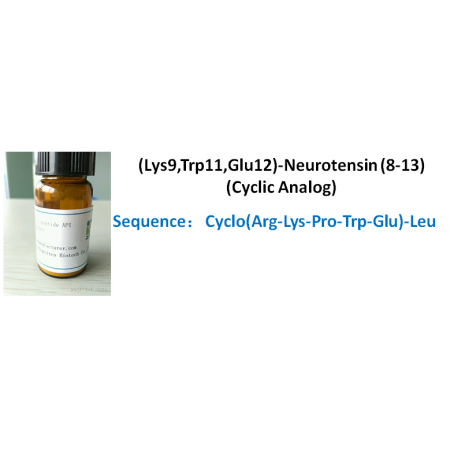 (Lys9,Trp11,Glu12)-Neurotensin (8-13) (Cyclic Analog)