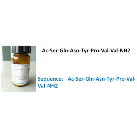 Ac-Ser-Gln-Asn-Tyr-Pro-Val-Val-NH2