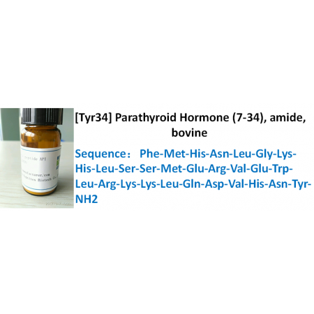 [Tyr34] Parathyroid Hormone (7-34), amide, bovine