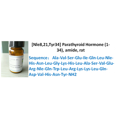 [Nle8,21,Tyr34] Parathyroid Hormone (1-34), amide, rat