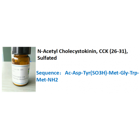 N-Acetyl Cholecystokinin, CCK (26-31), Sulfated