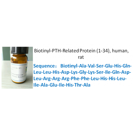 Biotinyl-PTH-Related Protein (1-34), human, rat