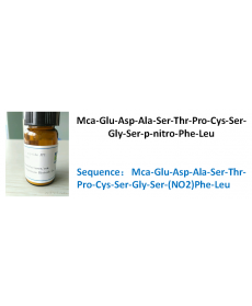 Mca-Glu-Asp-Ala-Ser-Thr-Pro-Cys-Ser-Gly-Ser-p-nitro-Phe-Leu