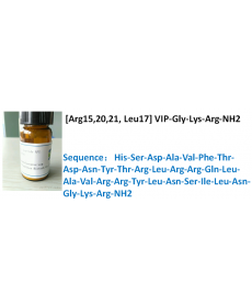 [Arg15,20,21, Leu17] VIP-Gly-Lys-Arg-NH2