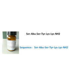 Ser-Abu-Ser-Tyr-Lys-Lys-NH2