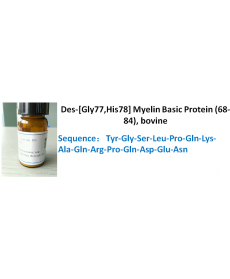 Des-[Gly77,His78] Myelin Basic Protein (68-84), bovine