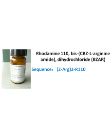 Rhodamine 110, bis-(CBZ-L-arginine amide), dihydrochloride (BZAR)