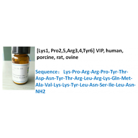 [Lys1, Pro2,5,Arg3,4,Tyr6] VIP, human, porcine, rat, ovine
