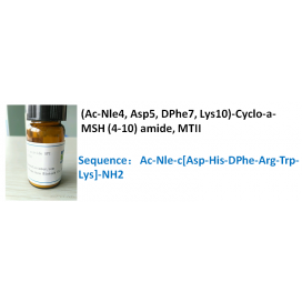 (Ac-Nle4, Asp5, DPhe7, Lys10)-Cyclo-a-MSH (4-10) amide, MTII