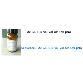 Ac-Glu-Glu-Val-Val-Ala-Cys-pNA