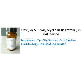 Des-[Gly77,His78] Myelin Basic Protein (68-84), bovine