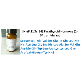 [Nle8,21,Tyr34] Parathyroid Hormone (1-34), amide, rat